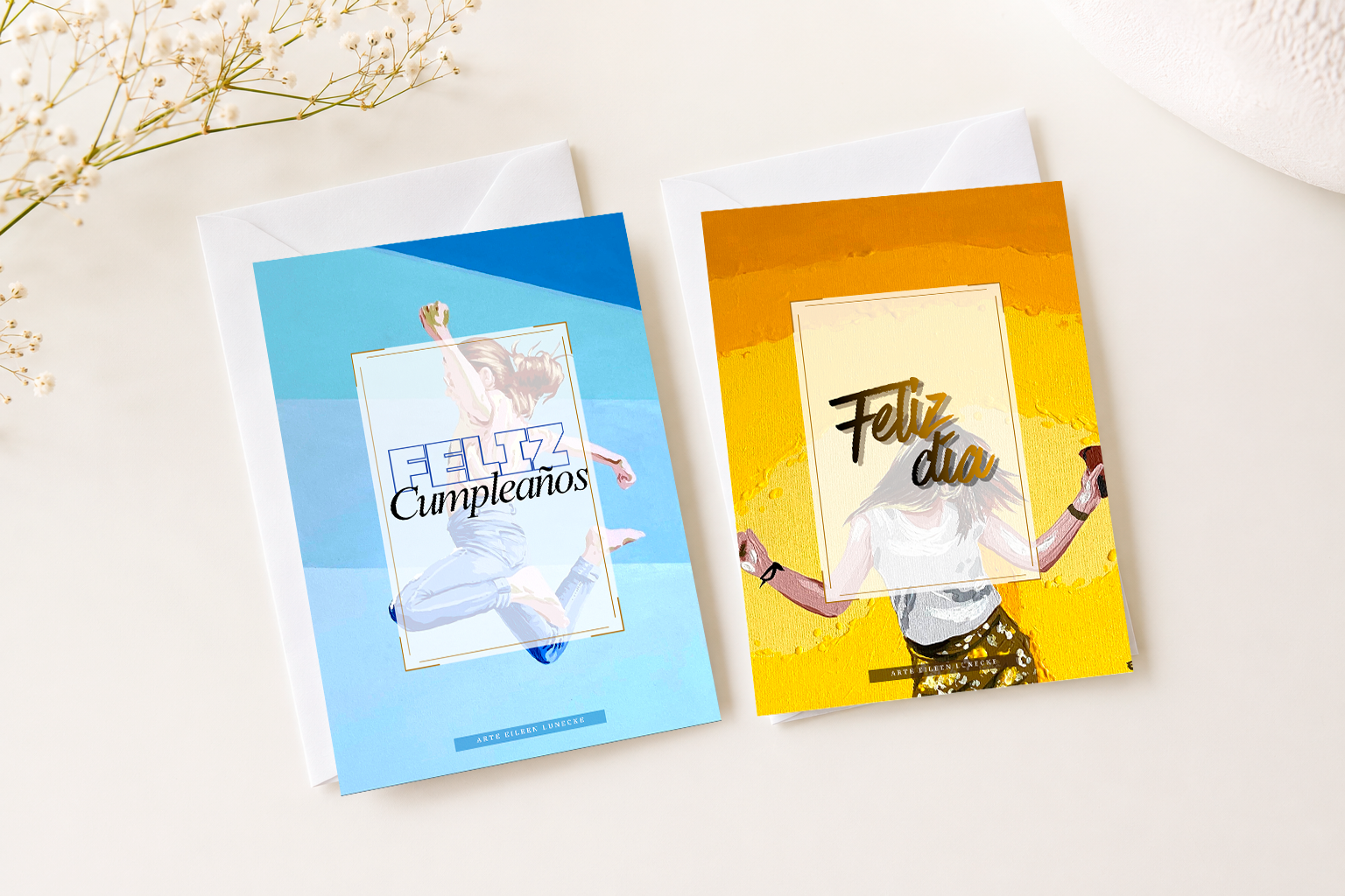 Pack de 13 tarjetas con sobres - por Eileen Lunecke image 5