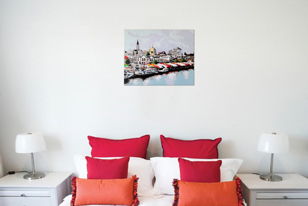 Una mañana junto al rio (40 x 50 cms) image 1