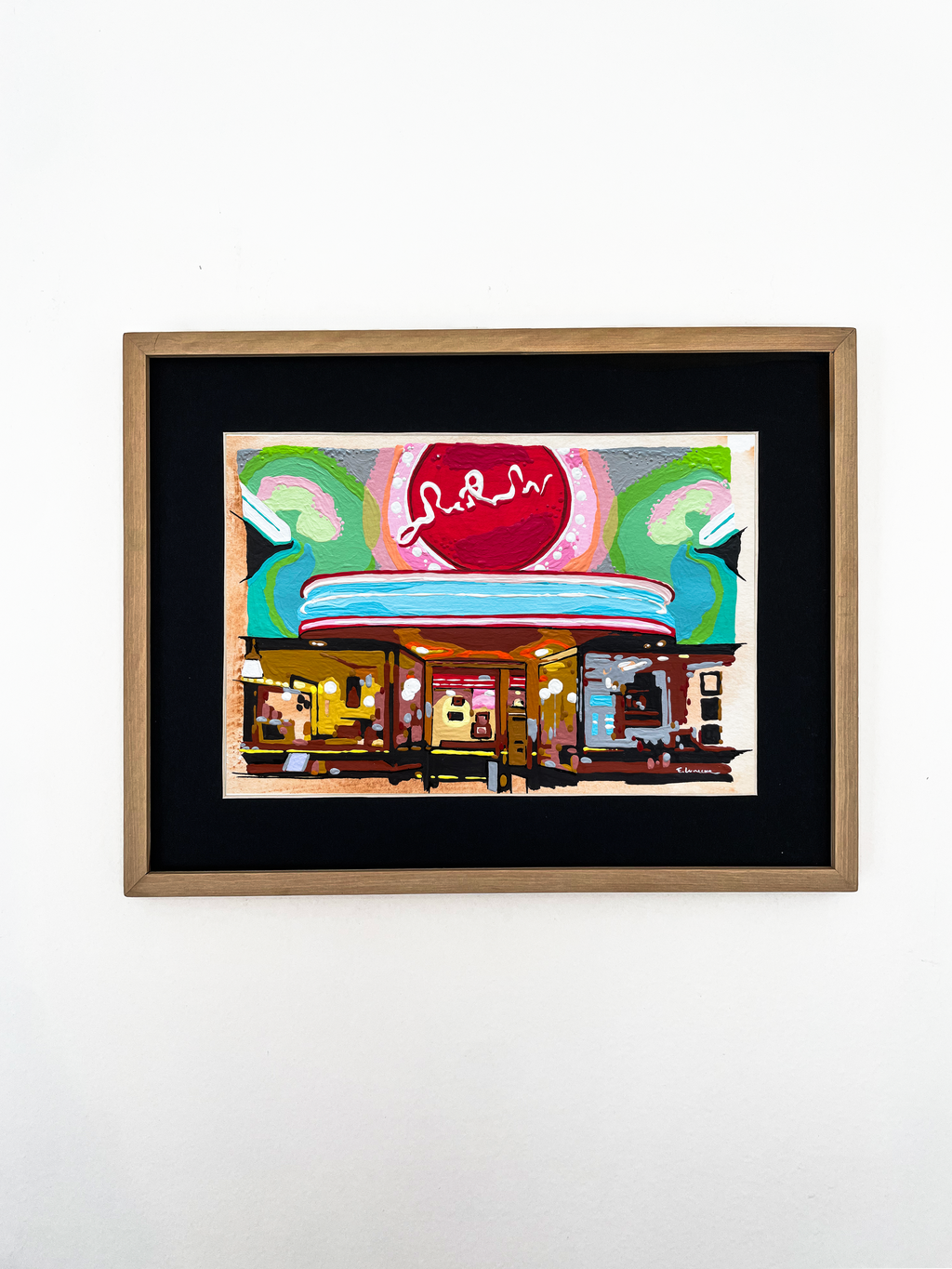 Spot Nr. 50 (32 x 42 cms con marco) image 1