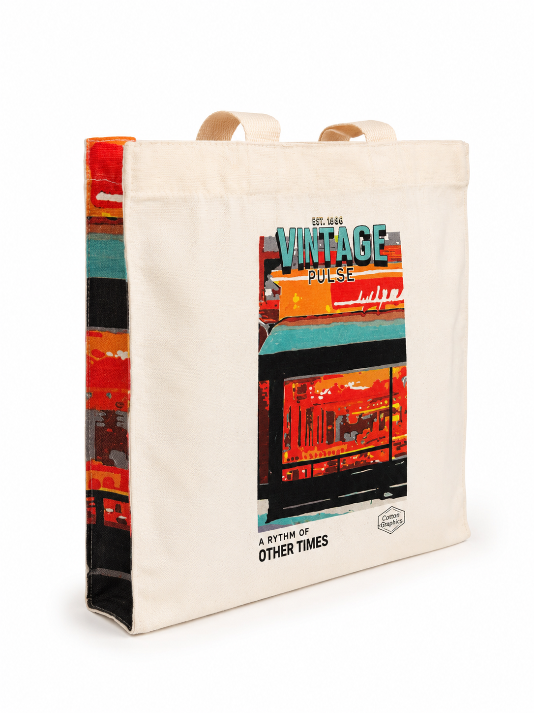 Tote Bag Vintage Pulse - Bolsa de Lona image 4