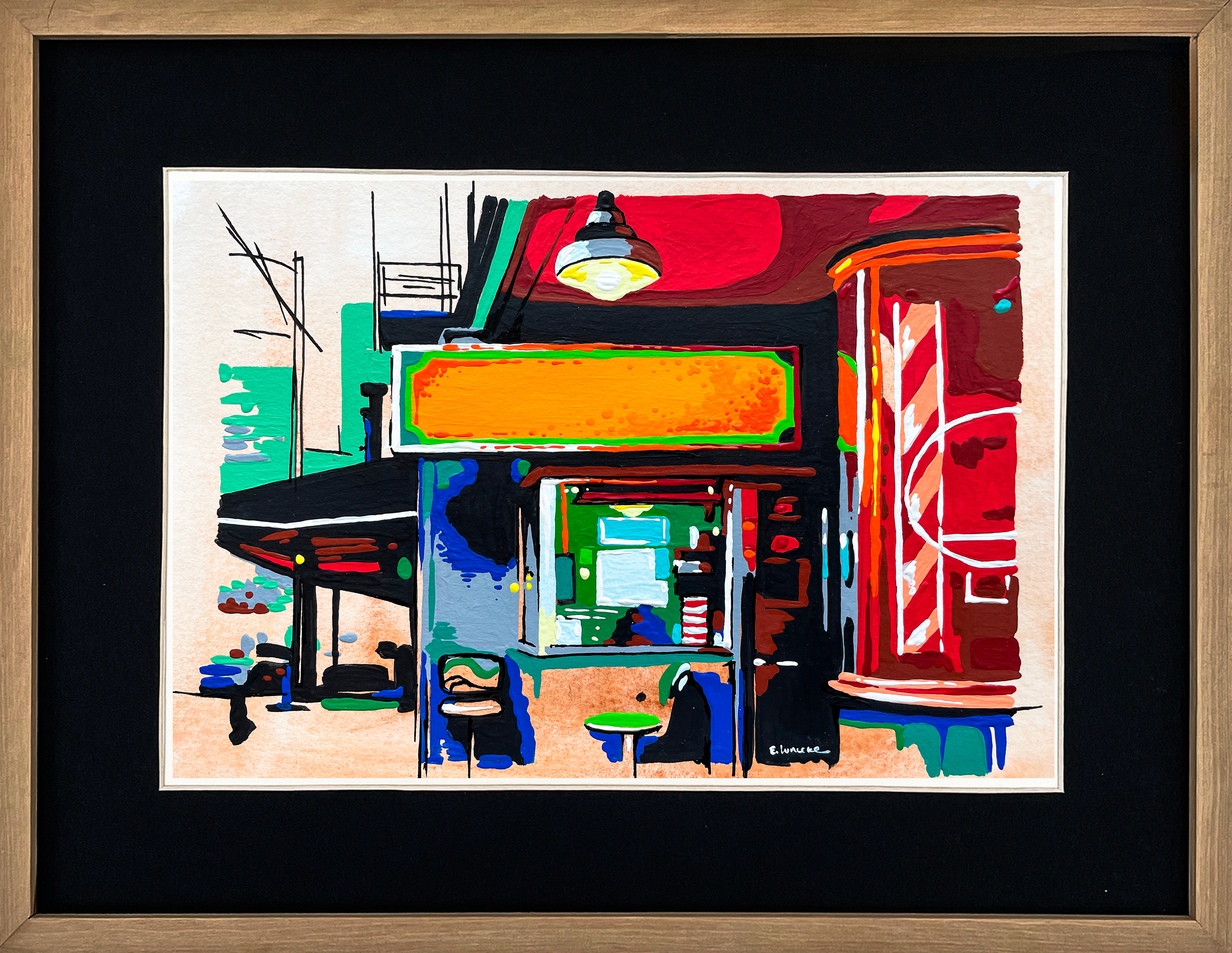 Spot Nr. 51 (32 x 42 cms con marco) image 0