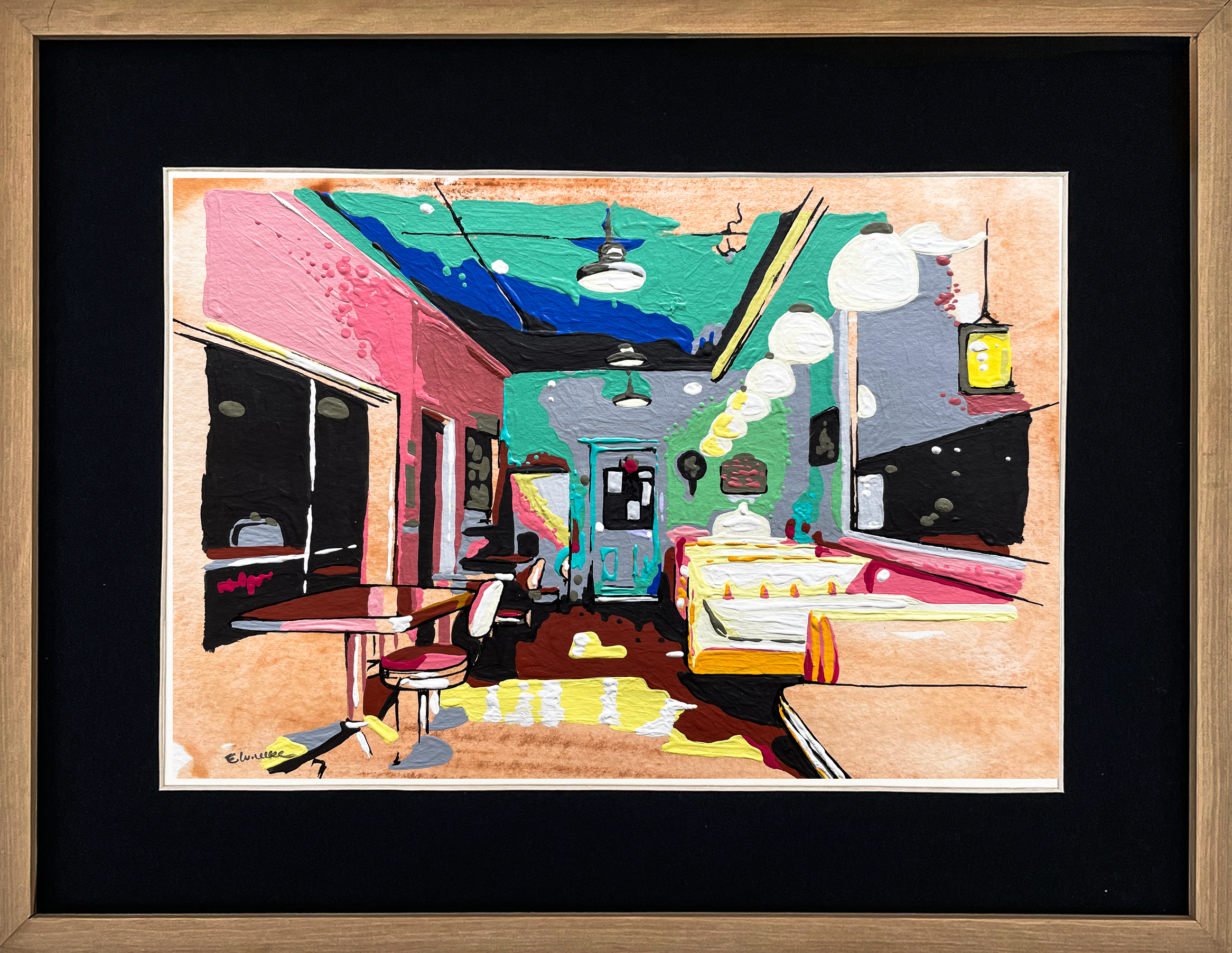 Spot Nr. 53 (32 x 42 cms con marco) image 0