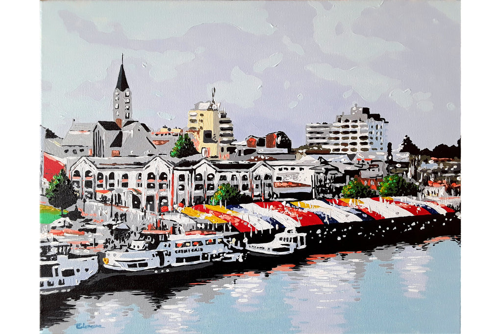 Una mañana junto al rio (40 x 50 cms) image 0