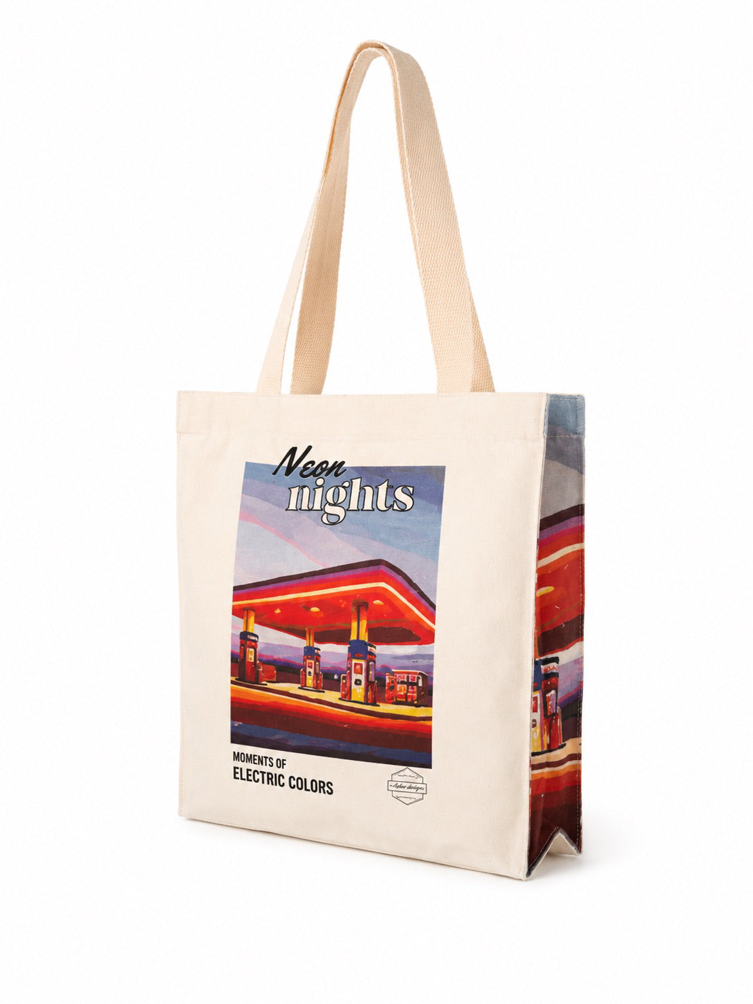 Tote Bag Neon Nights - Bolsa de Lona image 0