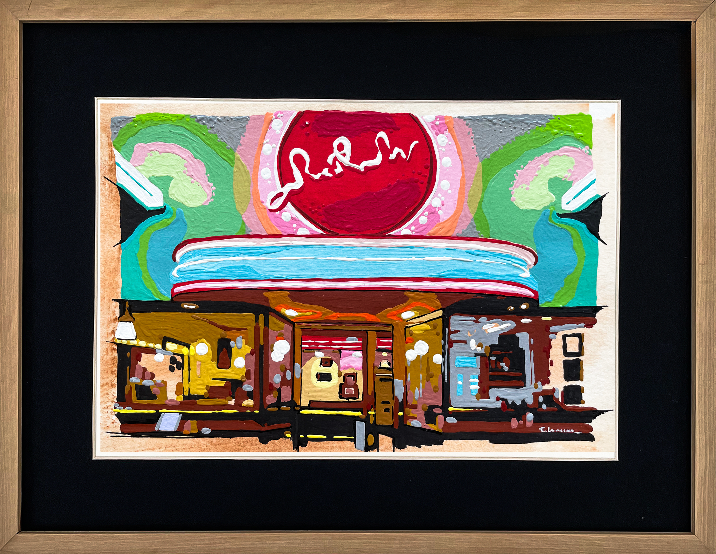 Spot Nr. 50 (32 x 42 cms con marco) image 0