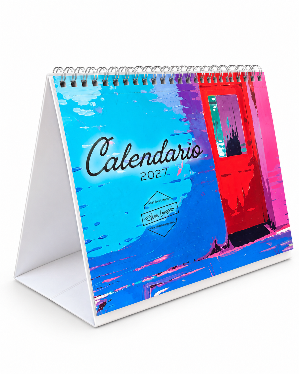 Calendario escritorio con feriados de Chile