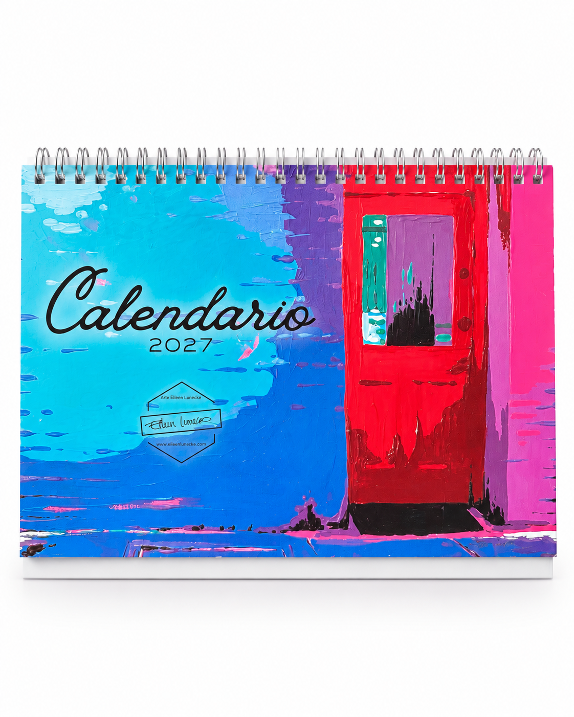 Calendario escritorio con feriados de Chile