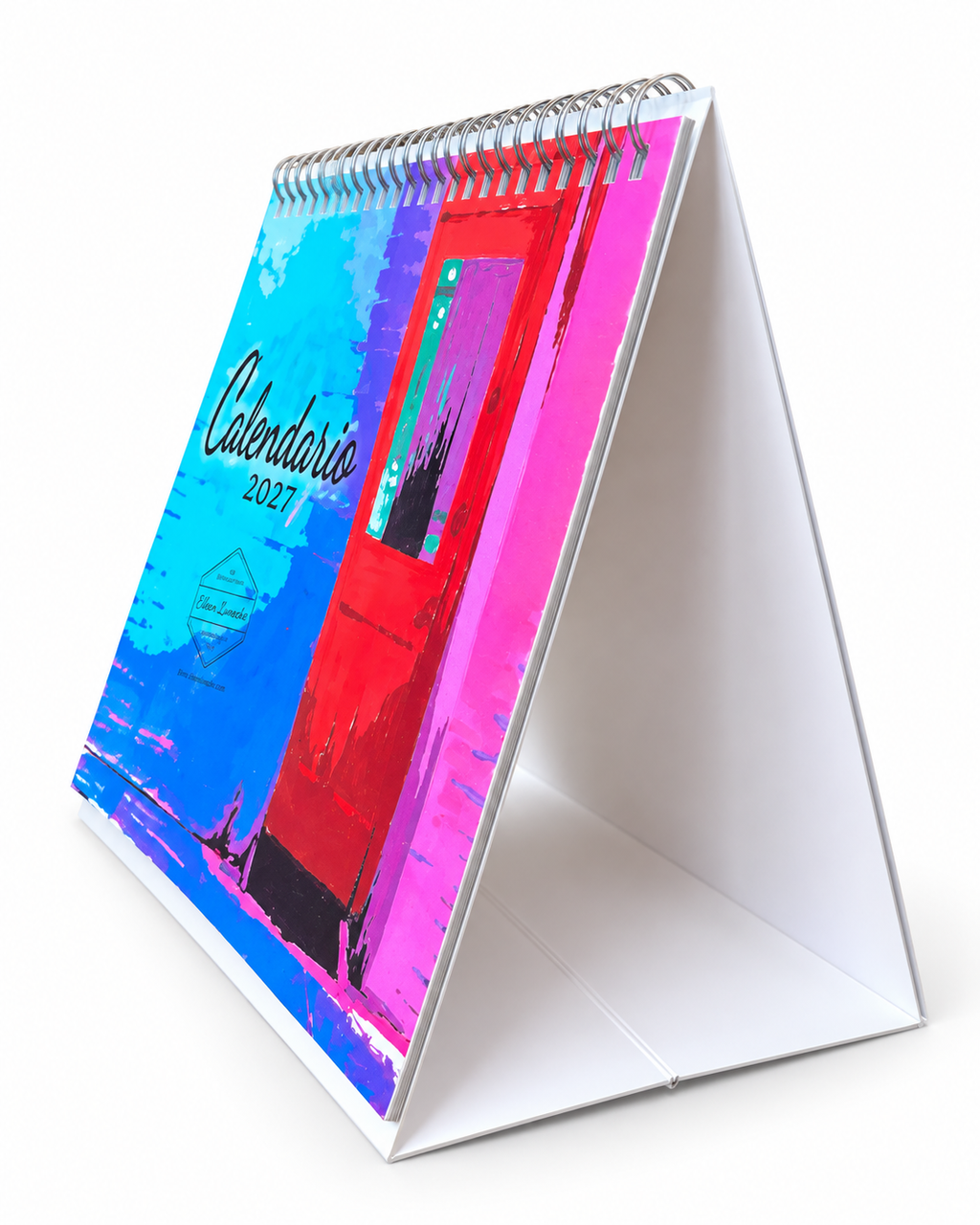 Calendario escritorio con feriados de Chile