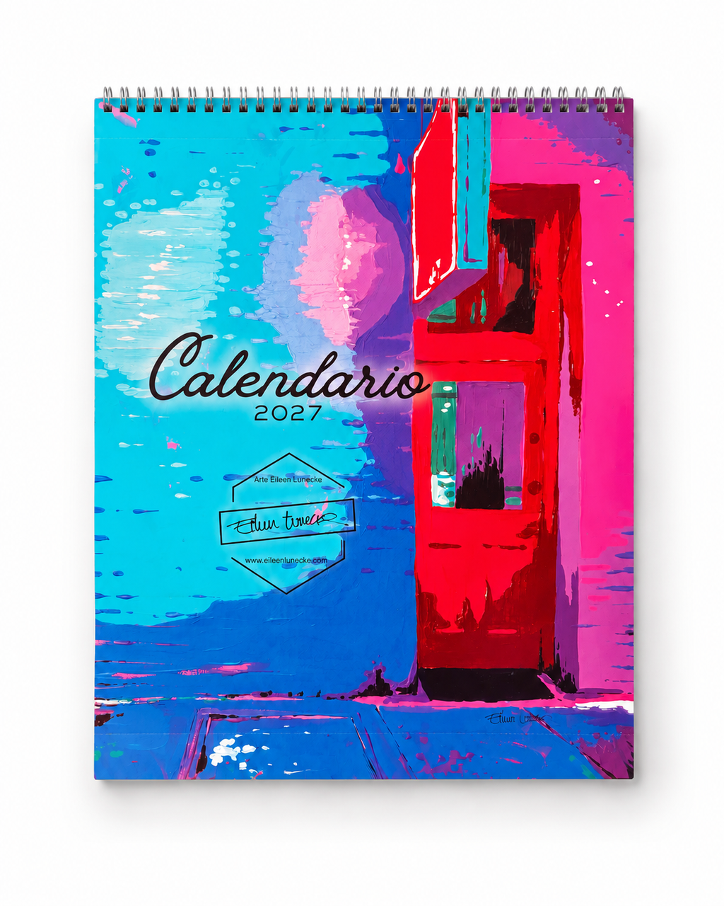 Calendario de pared con feriados de Chile