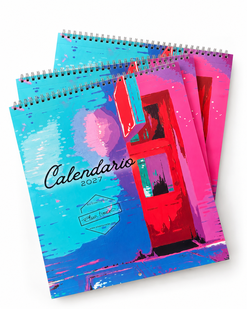 Calendario de pared con feriados de Chile