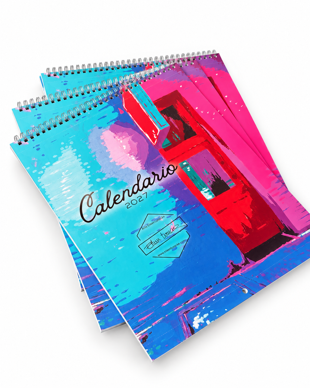 Calendario de pared con feriados de Chile