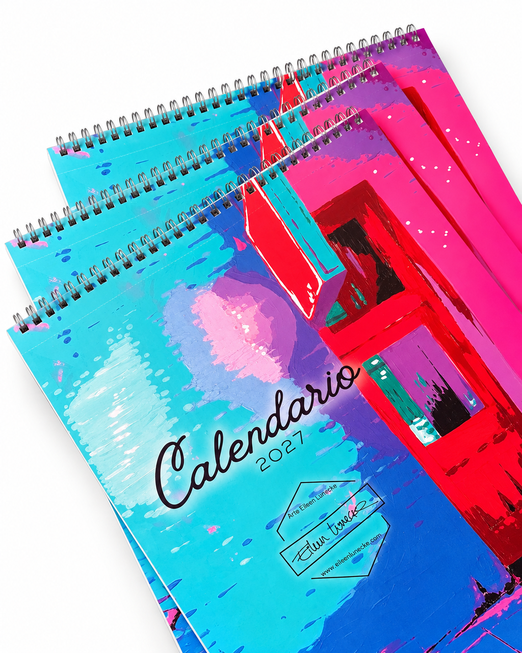 Calendario de pared con feriados de Chile