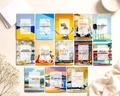 Pack de 13 tarjetas con sobres - por Eileen Lunecke image 0