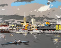 Una tarde de remo (40 x 50 cms) image 0