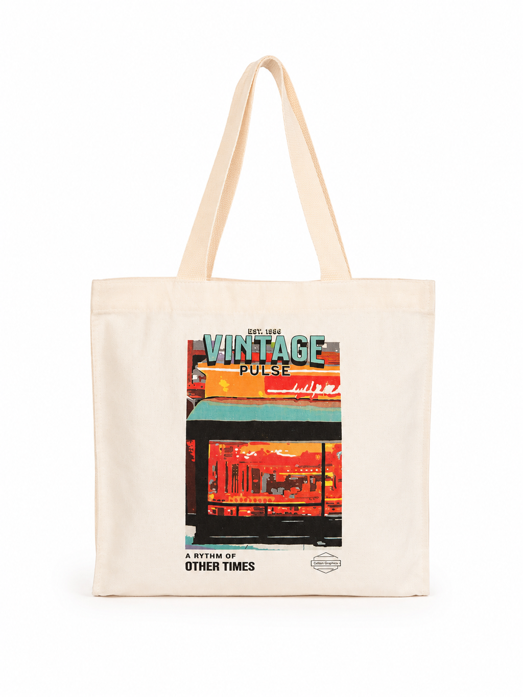 Tote Bag Vintage Pulse - Bolsa de Lona image 5