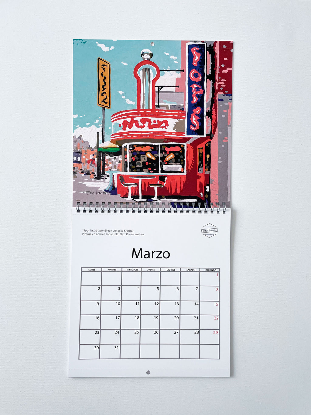 Calendario de pared año 2026 image 4