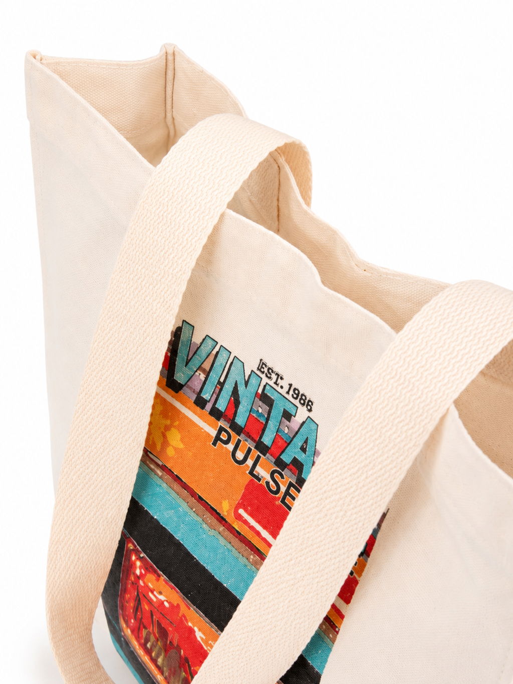 Tote Bag Vintage Pulse - Bolsa de Lona image 2